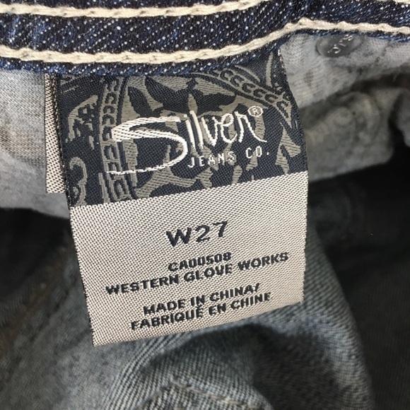 Silver Jeans Suki Mid Shorts Dark Wash Casual Western Denim Shorts Women’s Sz 27 - Picture 8 of 12